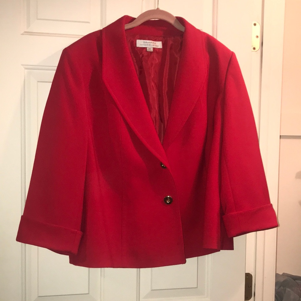 Plus size 3/4 blazer
